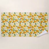 Golden Pears Pattern Strandlaken (Voorkant)