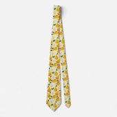 Golden Pears Pattern Stropdas (Voorkant)