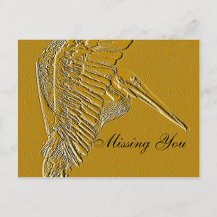 Golden Pelicans_ Briefkaart