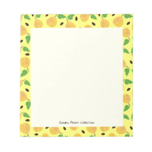 Golden Peren Collectie Geel Helder Notitieblok