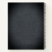 Golden Personalized Initialen Notitieboek (Achterkant)