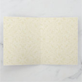 Golden Personalized Wenskaart Kaart (Binnen)