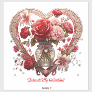 "Golden Petal Harmony" Sticker