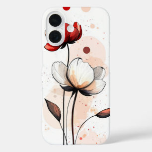 Golden Petal Play iPhone 16 Hoesje