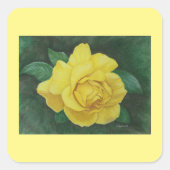 Golden Petals Sticker (Voorkant)