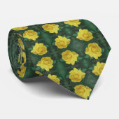 Golden Petals Stropdas (Opgerold)