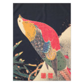 Golden Pheasant  Bird Japans Woodblock Pr Tafelkleed (Voorkant)