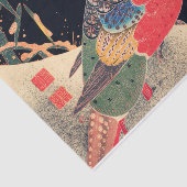 Golden Pheasant in sneeuw door Ito Jakuchu Tissuepapier (Detail)