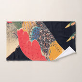 Golden Pheasant In Snow By Ito Jakuchu (Serviette à main)