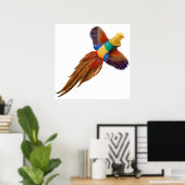 Golden Pheasant Print (Thuiskantoor)