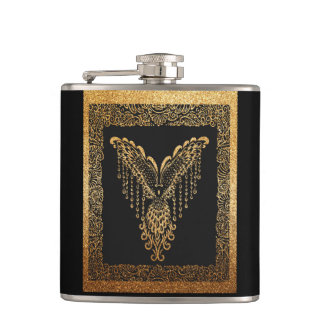 Golden Phoenix Elegance Heupfles