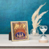 Golden Phoenix Rising Fotoplaat (Insitu)