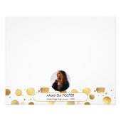 Golden Photo Graduation Party Signature Poster (Voorkant)