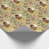 Golden Pine Frame Cadeaupapier (Hoek)