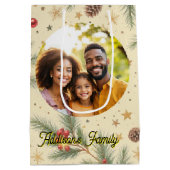 Golden Pine Frame Medium Cadeauzakje (Achterkant)