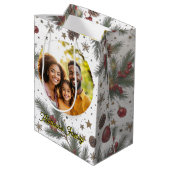 Golden Pine Frame Medium Cadeauzakje (Achterkant Gekanteld)