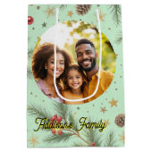 Golden Pine Frame Medium Cadeauzakje (Achterkant)