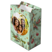 Golden Pine Frame Medium Cadeauzakje (Achterkant Gekanteld)