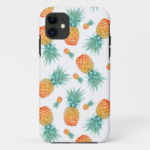 Golden Pineapple Pattern Aangepast iPhone 11 Hoesje