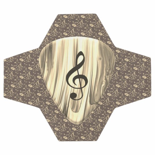 Golden Plectron - Design élégant pour les mélomane (Plat)