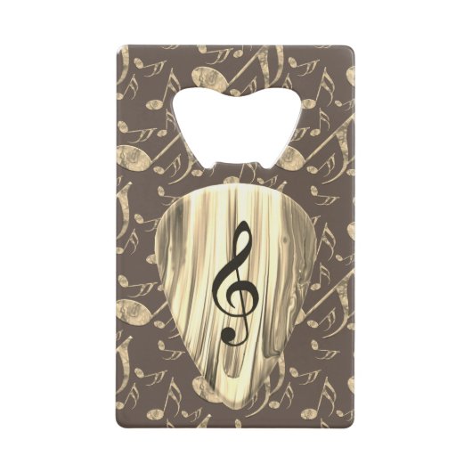 Golden Plectron - Design élégant pour les mélomane (Devant)