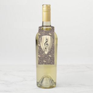 Golden Plectron – Stijlvol design voor muziekliefh Flessenhanger