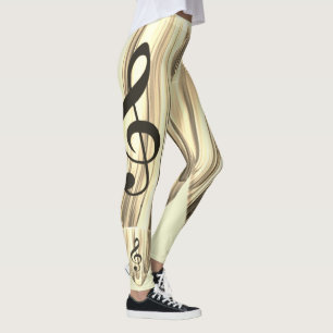 Golden Plectron – Stijlvol design voor muziekliefh Leggings