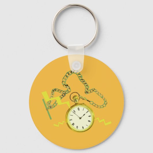 Golden Pocketwatch Sleutelhanger (Voorkant)
