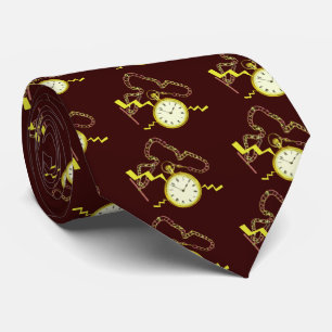 Golden Pocketwatch Stropdas