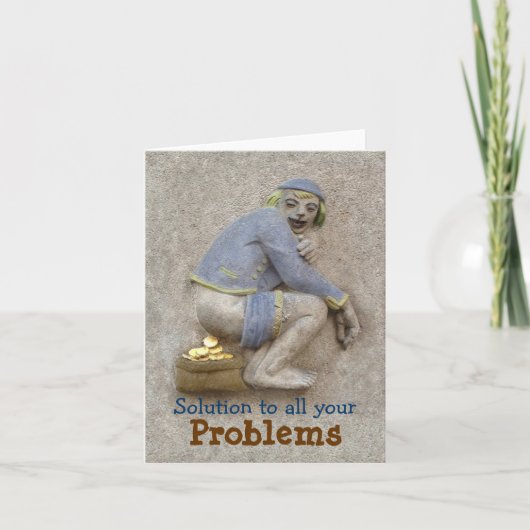 Golden Poop ~ Card/uitnodiging (Voorkant)