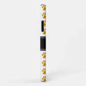 Golden poten en kalligrafie op zwart-wit Case-Mate iPhone case (Achterkant/rechts)