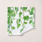 Golden Pothos Ivy Dream #1 #tropical #wall #art (Gant de toilette)