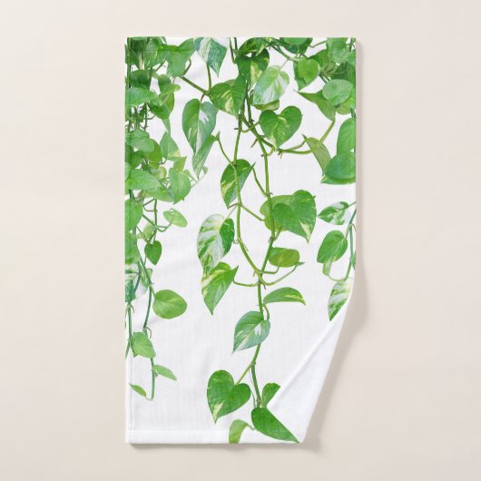 Golden Pothos Ivy Dream #1 #tropical #wall #art Bad Handdoek (Handdoek)