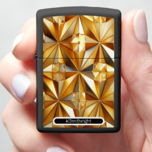 Golden Prestige" gepersonaliseerd monogram metaal