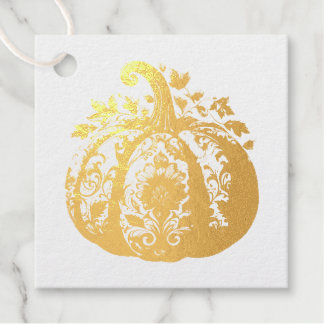 Golden Pumpkin Bedankjes Labels