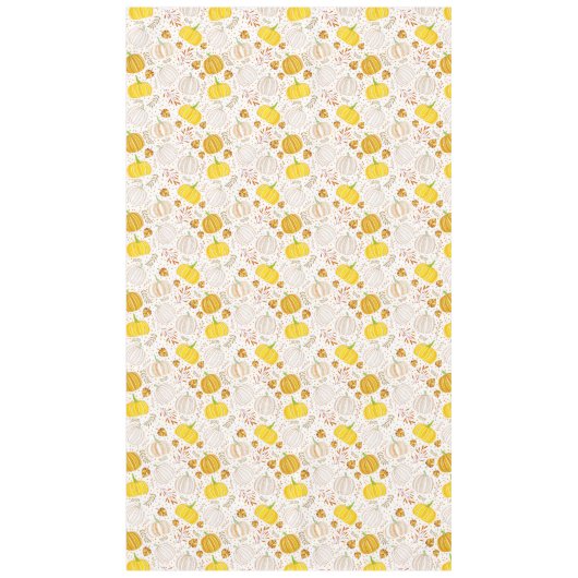 Golden Pumpkin Harvest Tafelkleed (Voorkant)