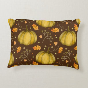 Golden Pumpkins Accent Pillow Accent Kussen