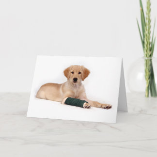 Golden Puppy wordt gezond Kaart