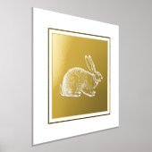 Golden Rabbit Folie Afdrukken (Laagn)