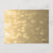 Golden Raffle Tickets Briefkaart (Achterkant)