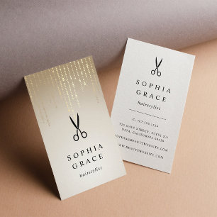 Golden Rain Haarstylist Visitekaartje