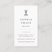 Golden Rain Haarstylist Visitekaartje (Achterkant)