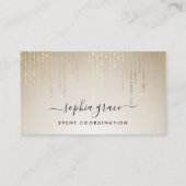 Golden Rain Signature Script Visitekaartje (Voorkant)