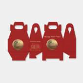 Golden Ram Chinese Lunar New Year Zodiac F Box Bedankdoosjes (Uitgevouwen)