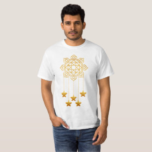 Golden Ramadan Vibes Gelukkige Ramadan Kareem T-shirt