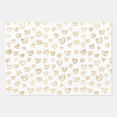 Golden Random Pattern Inpakpapier Vel (Voorkant)