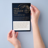 Golden Ratio - Bloem van het leven - Heilige Geome Flyer (Hand)