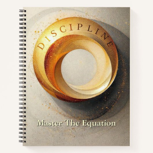 Golden Ratio Discipline | Mathematical Precision Notitieboek (Voorkant)