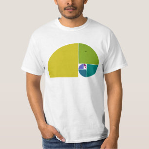 Golden Ratio Elephant - Fibonacci Spiraal 1 T-shirt
