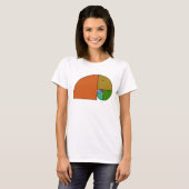 Golden Ratio Elephant - Fibonacci Spiral 2 T-shirt (Voorkant volledig)